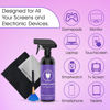 Picture of Swanky Computer Screen Cleaner Kit: Set of 2 Electronic Cleaner Spray 17oz + 4 Microfiber Cleaning Cloth for Tv Cleaner - Ipad Screen Cleaner - Iphone Cleaner - Monitor Cleaner - Laptop Screen Cleaner