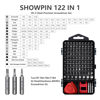 Picture of Precision Screwdriver Set, SHOWPIN 122 in 1 Computer Screwdriver Kit, Laptop Screwdriver Sets with 101 Magnetic Drill Bits, Electronics Tool Kit Compatible for Computer, Tablet, PC, iPhone, PS4 Repair