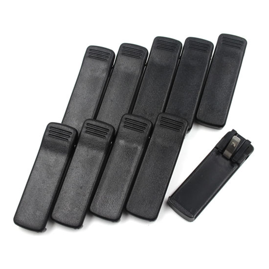 Picture of Tmoufulo (10-Pack) HLN8255 HLN8255B Belt Clip for Motorola CP200 CP200D CP140 CP150 CP180 GP3688 EP450 PR400 PMNN4251 NNTN4497 NNTN4970 NNTN4851 Two Way Radios