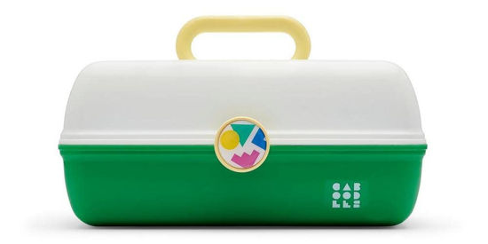 Picture of Caboodles Women's Make-up Case, White Over Green