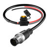 Picture of Marine Grade Products NMEA 2000 Male Connector Power Cable with Fuse，for Lowrance B&G Navico Garmin Networks(3.3ft).