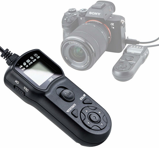 Picture of JJC Intervalometer Timer Remote Shutter Cord Sony Alpha Camera, fits Sony A7 A7 II A7 III A7R A7R II A7R III A7S A7S II A9 A9 II A3500 A5000 A5100 A6000 A6500 A6300 A6400 A6500 A6600 RX100 RX10 RX1R