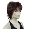 Picture of Lydell Short Layered Shaggy Wavy Full Synthetic Wigs (33A Dark Auburn)