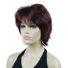 Picture of Lydell Short Layered Shaggy Wavy Full Synthetic Wigs (33A Dark Auburn)