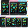 Picture of 8 Pcs LCD Writing Tablet 6.5 Inch Colorful Drawing Board Educational Kids Doodle Pad Drawing Board Doodle Scribbler Board for Aged 3-6 Girls Boys Office Gifts Drawing Board (Black, Pink, Blue)