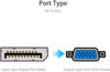 Picture of Display Port to VGA, Multi-Pack Gold-Plated DisplayPort to VGA Converter Adapter (Male to Female) for Computer, Desktop, Laptop, PC, Monitor, Projector, HDTV, HP, Lenovo, Dell, ASUS and More (6-Pack)