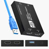 Picture of 4K HDMI Video Capture Card Streaming Recording, USB 3.0 Game Capture Card Nintendo Switch, 1080P 60FPS Capture Device with Ultra-Low Latency on PS4/PS5/Xbox/PC/OBS, Mac Windows 10/11 Linux Compatible