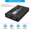 Picture of 4K HDMI Video Capture Card Streaming Recording, USB 3.0 Game Capture Card Nintendo Switch, 1080P 60FPS Capture Device with Ultra-Low Latency on PS4/PS5/Xbox/PC/OBS, Mac Windows 10/11 Linux Compatible