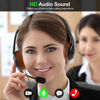 Picture of USB Headset with Microphone Noise Cancelling for PC, Stereo Computer Laptop Headphone with Mic Mute for Teams Zoom Skype Softphones Home Office Business Online Class, Voice/Speech Recognition Headset