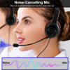 Picture of USB Headset with Microphone Noise Cancelling for PC, Stereo Computer Laptop Headphone with Mic Mute for Teams Zoom Skype Softphones Home Office Business Online Class, Voice/Speech Recognition Headset