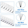 Picture of Premade Lash Extensions Fans Volume Lash Extensions 320 PCS Short Stem 5D/6D/8D/10D Eye Lashes Extensions Thickness 0.07mm D Curl Soft Light Weight Premade Volume Eyelashes Extensions Mixed Tray.（6D-0.07-D, 13-20mm Mixed Tray)