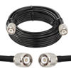 Picture of MOOKEERF TNC Male to TNC Male Coax Cable 25FT, 50 Ohm RG58 Coaxial Cable with TNC Connectors for GPS Navigation Antenna,RTK Surveying Antenna,Wireless mic System