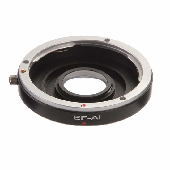 Picture of FocusFoto Adapter Ring for EF EF-S Lens to Nikon F AI Mount Camera with Optical Glass for Nikon D750,D810,D7500,D7200,D7100,D7000,D5600,D5400,D5300,D5200,D3300,D3200,D90,D4,D3X,D2 etc.