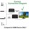 Picture of NEWCARE Component to HDMI Adapter, YPbPr + R/L to HDMI Coverter, 5 RCA RGB to HDMI Converter Adapter, for Wii DVD Xbox 360 PS2/PS3 to HDTV Monitor with 3.3FT Long HDMI Cable