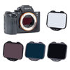 Picture of Kase 4 in 1 Clip-in Filter Kit (MCUV/ND8/ND64/ND1000),Neutral Density ND & UV Protection Filters for Sony Alpha Camera A7/A7II/A7III/A7R/A7RII/A7RIII/A7RIV/A7S/A7SII/A7SIII/A9/A9II/FX3