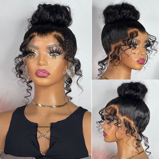 Body Wave 360 Lace Front Wigs Human Hair 360 Transparent Full Lace