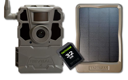 Picture of TACTACAM Reveal X Gen 2.0 LTE Cellular Trail Camera AT&T and Verizon, HD Video, HD Photo, Low Glow IR LED Flash (TA-TC-XG2) for Hunting, Security, Surveillance Gen 2 (3) Gen 2.0 + Solar Combo