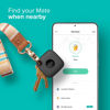 Picture of Tile Mate 1-Pack. Black. Bluetooth Tracker, Keys Finder and Item Locator for Keys, Bags and More; Up to 250 ft. Range. Water-Resistant. Phone Finder. iOS and Android Compatible.