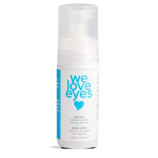 Picture of We Love Eyes: Tea Tree Eyelid Foaming Cleanser - Vegan. All natural. Cruelty free. Safe for false lashes.