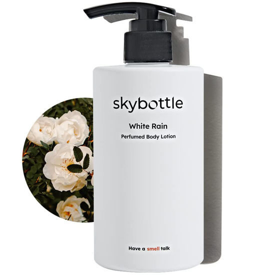 Picture of skybottle Daily Moisturizing Body Lotion Perfumed with White Rose Lilac Scent, Fast Absorbing, Lightweight and Extra Hydrating Cream for Dry Skin, for Women & Men, 10.1 Fl. Oz