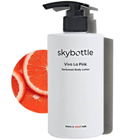 Picture of skybottle Daily Moisturizing Body Lotion Perfumed with Grapefruit Citrus Scent, Fast Absorbing, Lightweight and Extra Hydrating Cream for Dry Skin, for Women & Men, 10.1 Fl. Oz