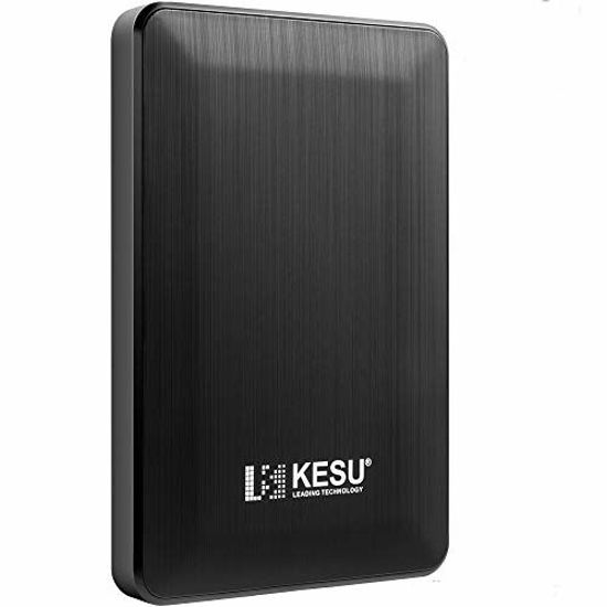 Picture of KESU 2.5" 160GB Ultra Slim Portable External Hard Drive USB3.0 HDD Storage Compatible for PC, Mac, Desktop, Laptop(Black)