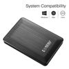 Picture of KESU 2.5" 160GB Ultra Slim Portable External Hard Drive USB3.0 HDD Storage Compatible for PC, Mac, Desktop, Laptop(Black)