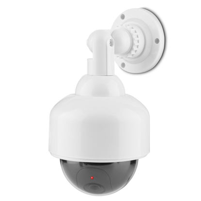Picture of Sonew Dummy Camera, Wireless CCTV Anti-Theft Camera, Fake Dome Security Camera 360° Rotation Camera for Residential or Business Premises