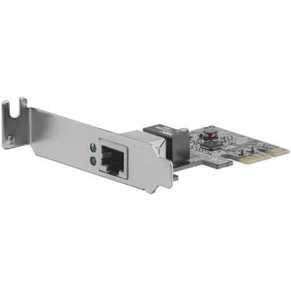 Picture of StarTech.com 1 Port PCIe Network Card - Low Profile - RJ45 Port - Realtek RTL8111H Chipset - Ethernet Network Card - NIC Server Adapter Network Card (ST1000SPEX2L)