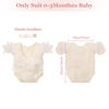 Picture of ForBaysy Newborn Photography Outfit Baby Girls Photography Props Photo Shoot Ruffles Lace Romper Newborn Costume