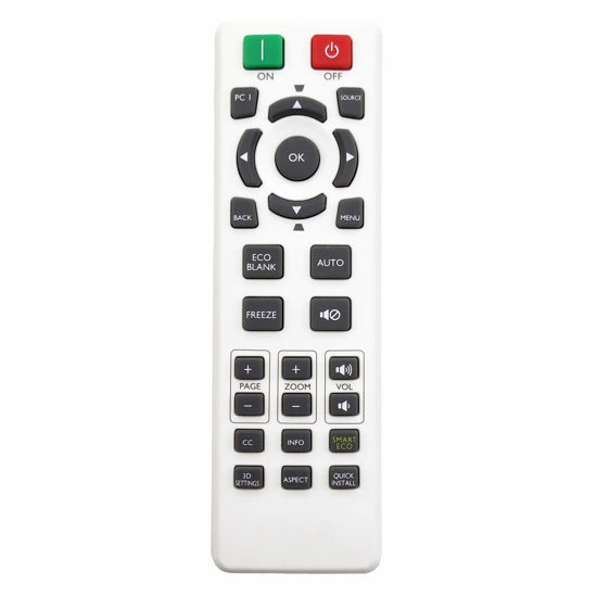 Picture of INTECHING 5J.JG706.001 Projector Remote Control for BenQ RCX013, MH530FHD, MH534, MH606w, MS521H, MS524AE, MS531P, MW526AE, MW533, MW605w, MX532P, MX604, MX604w, TH534, TW533, MS535A, MW535A, MH5353A