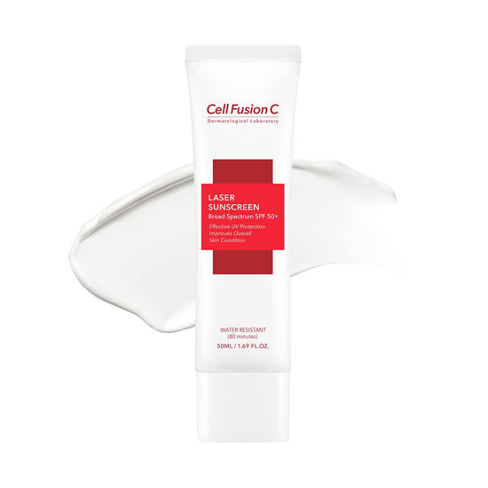 Picture of Cell Fusion C Laser Sunscreen SPF 50+ NEW version! Water resistant 50 ml/1.69 FL.OZ, white