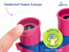 Picture of Kids Binoculars girls or boys Real Binoculars in vibrant Pink and Blue - for ages 3 to 14 - includes Sticker Book of 40 Birds with species names