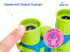 Picture of Kids Binoculars girls or boys Real Binoculars in Green Blue - Binoculars for Toddlers up to Kids age 14 - includes sticker book with 40 Bird Species