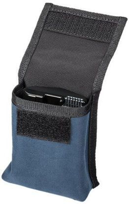 Picture of LensCoat 2-Battery Pouch Camera Battery Holder for Pro DSLR (Navy) lenscoat