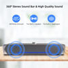 Picture of MARBOO Computer Speakers for Desktop Monitors，Bluetooth Computer Soundbar，High-Fidelity Stereo Sound，USB-Powered bar Speaker，Suitable for Desktop Computers, laptops, Tablets and Smartphones.