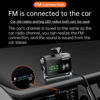 Picture of WYYHAA Blutu para Carros, Bluetooth Transmitter Car with 2 Microphones & QC3.0 +Type-C PD 18W HiFi Bass Supports TF Card AUX Output