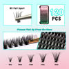 Picture of VAVALASH DIY Lash Extension Kit Individual Cluster Lashes Kit with 120 PCS 8-16mm Mix Lash Clusters Lash Bond and Seal, Lash Remover, Lash Applicator for DIY Eyelash Extensions at Home（Kit-30D）