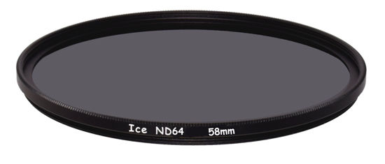 Picture of ICE 58mm ND64 Filter Neutral Density ND 64 58 6 Stop Optical Glass