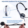 Picture of Callez 3.5mm Cell Phone Headset with Noise Canceling Mic, Computer Headsets for iPhone Samsung Huawei HTC LG BlackBerry Mobile Phone Smartphones iPad iPod Skype PC Truck Driver (C300E1)