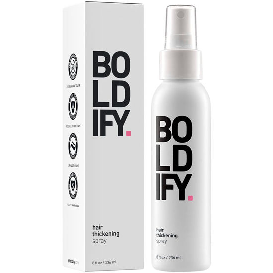 Picture of Boldify Hair Thickening Spray - Stylist Recommended Volumizing Hair Products All Genders - Hair Volumizer, Texture Spray for Hair, Hair Spray Women/Men, Hair Thickening Products for Women & Men - 8oz