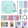 Picture of Bsuuy Instax Mini 9 Camera Accessories Bundles Compatible with FujiFilm Instax Mini 9 Mini 8 Mini 8+ Camera with Mini 9 Case, Six Color Filters,Rainbow Shoulder Strap etc.?Mini 9 Ice Blue16 Items?