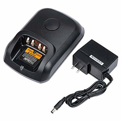 Picture of abcGoodefg Battery Desktop Charger Charging Dock Motorola Radios XPR6300 XPR6350 PR6380 XPR6500 XPR6550 DP3400 DP3600 XiR P8200 P8260 P8268