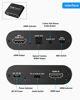 Picture of HDMI Audio Extractor 4K, NerdEthos HDMI to HDMI + 3.5mm AUX Stereo Audio Out + Optical Toslink SPDIF Adapter, HDMI Audio Splitter Converter Support 4K@60Hz HDCP1.4 Full HD 1080P 3D