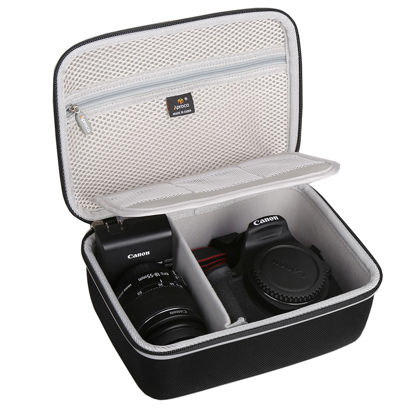 Picture of Aproca Hard Storage Travel Protective Case, for Canon EOS Rebel T7 DSLR Camera and Lens