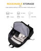 Picture of VECAVE School Backpack Black Waterproof Bookbag Casual Lightweight Travel Rucksack Daypack Backpacks for Men Women College High School Bags backpack for Boys Girls Teens