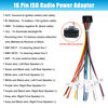 Picture of Android Radio Wiring Harness Kit with 16 Pin ISO Car Radio Wire Harness, 10/20 Pin RCA Back Camera Adapter, 4/6 Pin USB Cable and GPS Antenna Cord