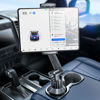 Picture of eSamcore Tablet Holder for Car, for iPad Cup Holder Car Mount with 1.57" Depth Large Clamp 15" Height Adjustable for iPad Holder for Car for 6"-12.9" Cell Phone iPhone iPad Pro Air Mini Galaxy Tab