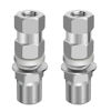 Picture of 2 Pack Universal Heavy Duty CB Antenna SO-239 Stud Mount, Standard 3/8 x 24 Threaded CB Antenna Stud Mount Adapter