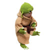 Picture of Crochet Star Wars Yoda Baby Costume Set, Baby Costume Photography Prop for Newborn Hand Mad Photography Prop Green